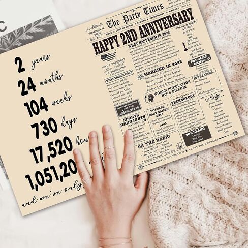 YiKaLus Large 25th Anniversary Card for Couples, Retro 25 Years Wedding Aday Gift Ideas for Him Her, Unique Silver Aday Gifts for Husband Wife in Kuwait