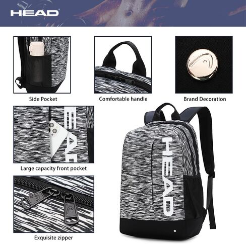 HEAD Lightweight Sport Backpack for Men & Women, Causal Backpacks for Work/Travel/Outdoor, Daily Daypack Laptop Backpack Fits 13.5 Inch Computer (Green) in Kuwait