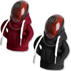 Universal Gear Shift Hoodie - Car Shifter Hoodie - Cute Car Interior Gift, Automotive Decorations Accessories, Black