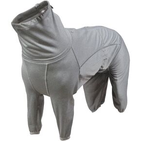 Hurtta Body Warmer Dog Body Suit, Recovery Suit, Carbon Grey, 24M