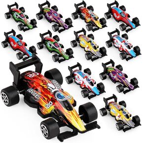 Hooqict 14 Pcs Formula Mini Pull Back Car for Kids Boys Ages 4-8 Racing Car Party Favors Small Toy Car for Pinata Stuffers, Birthday Favors, Game Prizes, Goodie Bag Stuffers, Treasure Box Toys
