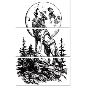 Rub on Transfer Decals for Furniture Crafts Decor 6"x12" Cherry Blossom and Bird, 3Pcs Waterproof UV DTF Transfer Sticker for Lingerie Chests Drawer Dresser Glass Porcelain Wood Plastic in Kuwait