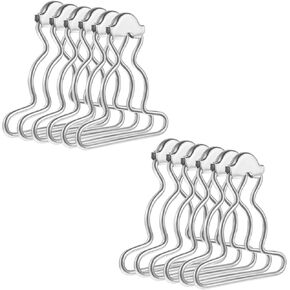 12Pcs Suspender Clips Dungaree Overall Buckles Matal Overall Clasp Replacement Overall Clips