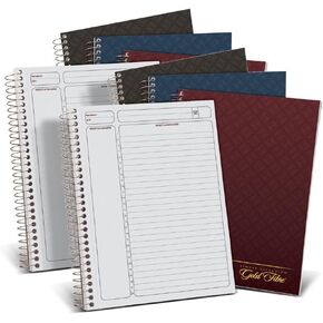 Ampad Gold Fibre, Project Planner, Assorted Color Covers, 9.5 x 7.25, 84-Sheets, 1-Each, 2 Packs