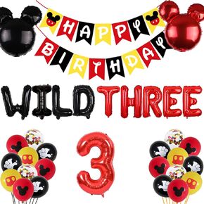 Red Boys Half Birthday Decorations Red Cartoon 6 Months Balloons Boys Six Months Banner for Boys 1/2 Birthday Baby Shower Party Supplies Decorations