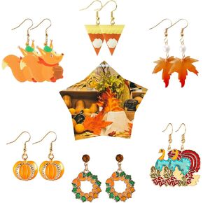 Red Maple Leaf Earrings Thanksgiving Earrings for Women Fall Zircon Maple Earrings Statement Leaf Stud Earrings for Teen Girls Christmas Gifts