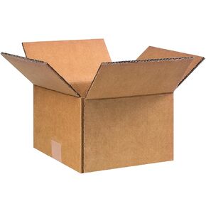 Boxes Fast 9" x 9" x 6 1/2" Double Wall Corrugated, Heavy-Duty Cardboard Boxes, BFKEG14, for Shipping, Packing, Moving and Storage, Kraft (Pack of 25)