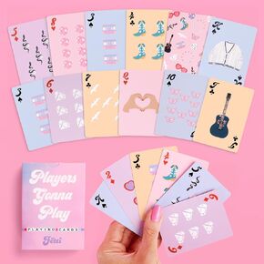 xo, Fetti Eras Playing Card Set - 54 pcs | Bachelorette Lover Theme Game, Birthday Party Activity, Girls Night Decor, Bach Accessory