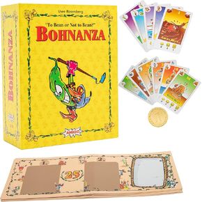 AMIGO Games Bohnanza 25th Anniversary Edition Classic Card Game – Plant & Harvest Your Beans in This Exciting Strategic Game That is Fun for The Whole Family – for Kids & Adults Ages 12 & Older