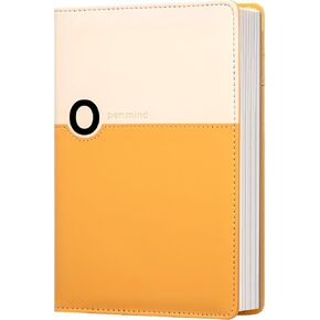 CAGIE Lined Journals for Writing, Two-Toned Hardcover Journal Notebook for Women, 256 Pages A5 Journal with 100GSM Thick Paper for Work Note Taking Diary, Refillable Design,8.6 x 5.7 Inch, Red