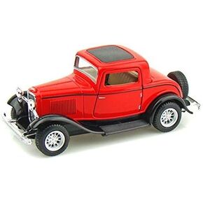 1932 Ford 3-Window Coupe 1/34 Red