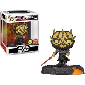 Funko Pop! Deluxe Star Wars - Red Saber Series: Savage Opress Special Edition Glow in The Dark Exclusive #521