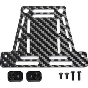 Carbon Fiber RC Car Battery Tray ESC Mount Plate for 1/10 DR10 NPRC Drag Race Car Upgrade Part