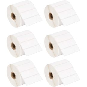 Nextphase Packaging Direct Thermal Labels - 3" x 1" - Perforated UPC Barcode FBA Address Labels with Premium Adhesive, Compatible with Zebra & Rollo Label Printers - 6 Rolls