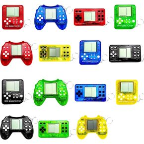 15Pcs Video Game Party Favors for Kids, Arcade Video Game Keychain Video Game Party Supplies Party Favors Classroom Prizes Birthday Gifts Fidget Toys for Boys and Girls Easter Stuffing