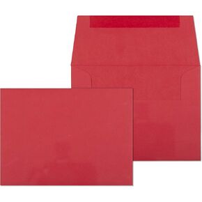 EnDoc A6 Assorted Envelopes - 25 Pack - Can be Used for 4X6 Cards, Invitations, Photos, Graduation, Baby Shower, Weddings, Business, and Mailing - 4 3/4" x 6 1/2" Multi Color envelopes.
