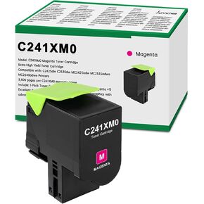 C241XM0 Magenta Extra High Yield Toner Cartridge Compatible with C241XM0 C2425 C2535 MC2425 MC2535 MC2640 Printer [3,500 Pages]