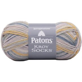 Patons Yarn Kroy STRI, Sidewalk Chalk Stripes