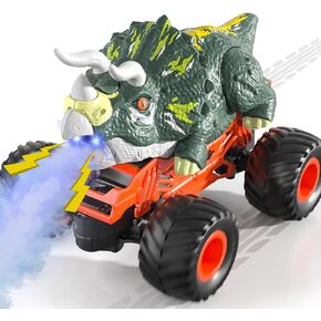 Bennol Remote Control Dinosaur Car Trucks Toys for Kids Boys 3-5 4-7 8-12, 2.4GHz RC Dino Car Toys Gifts for 3 4 5 6 Year Old Boys Kids, Indoor Outdoor RC Car Dinosaur Toys for Kids 3-5 4-7 5-7 8-12