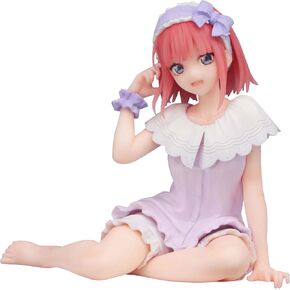 Furyu The Quintessential Quintuplets Noodle Stopper Statue PVC Nino Nakano Loungewear Ver. 9 cm, Black