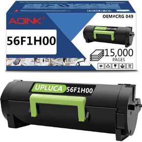 56F1H00 Toner Cartridge High Yield Compatible with Lexmark 56F1H00 Work for Lexmark MS321，MS421，MS521，MS621, MS622 Laser Printer (1-Pack，15,000 Pages)