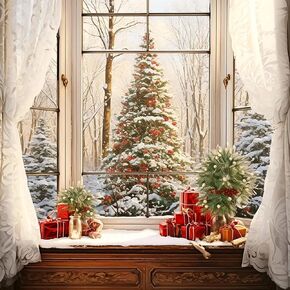 Zythron Christmas Diamond Painting Kits for Adults Christmas Tree Diamond Art Kits for Adults Beginner DIY Full Drill Diamond Paintings 5D Gem Art and Crafts for Home Wall Decor Gifts 12x12 inch
