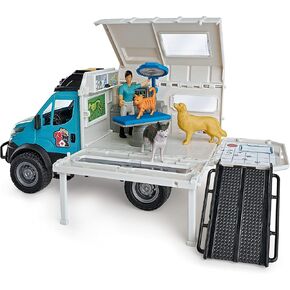 DICKIE TOYS - Light & Sound Iveco Animal Rescue Playset
