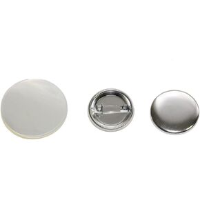 1.5 Inch Round Buttons (Pack of 100) Badge Metal Pin Parts Button Making Supplies for Neil Tecre American Buttons