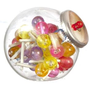 Dollhouse Miniature Lollipop Jar