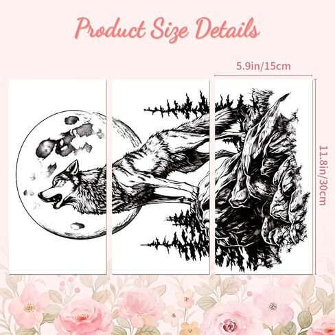 Rub on Transfer Decals for Furniture Crafts Decor 6"x12" Cherry Blossom and Bird, 3Pcs Waterproof UV DTF Transfer Sticker for Lingerie Chests Drawer Dresser Glass Porcelain Wood Plastic in Kuwait