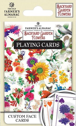 MasterPieces Family Games - Farmer's Almanac Flowers Playing Cards - Officially Licensed Playing Card Deck for Adults, Kids, and Family in Saudi Arabia
