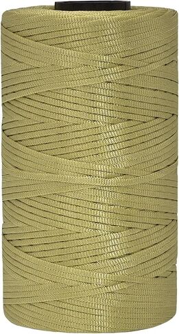 3mm x 218 Yards Flat Polyester Ribbon Yarn for Knitting and Crochet, Polypropylene Macrame Cord for Sun Hats, Bags, Purses, Shoes, Mat, DIY Crafts, Decorative Projects-Dark Blue in Saudi Arabia