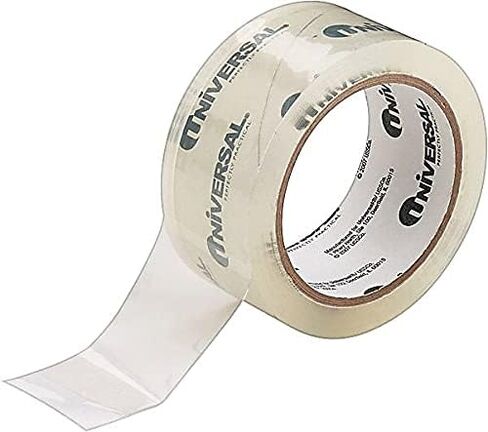 Universal Carton Sealing Tape, 2" x 55 Yards, 3" Core, Clear in Saudi Arabia