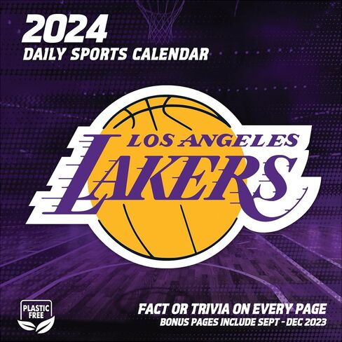 Turner Sports Los Angeles Lakers 2024 Box Calendar (24998053075) in Saudi Arabia