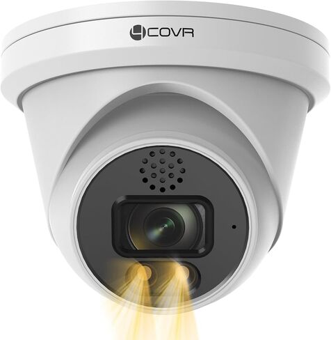 4K PoE Dome Camera with Spotlight Color Night Vision, 8MP Wired Surveillance IP Security Camera Outdoor, Smart AI Human/Vehicle Detection, Two-Way Talk, Up to 256GB microSD Card, LY97KA8MA in Saudi Arabia