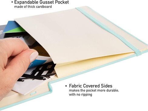 Simply Genius A5 Notebooks for Work, Travel, Business, School & More - College Ruled Notebook - Hardcover Journals for Women & Men - Lined Books with 192 pages, 5.7" x 8.4"(Light Blue, 4 Pack) in Kuwait