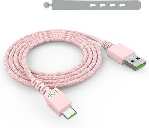 Mouse Charging Cable Micro USB Charger Cord Compatible with Razer Naga Pro 20000 DPI, Viper Ultimate, Razer DeathAdder V2 Pro/Basilisk Ultimate Gaming Mouse, Nylon Braided, 5.9 Feet in Saudi Arabia