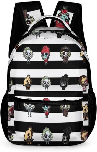 Horror Movie Backpacks For Girls Boys School Bag Laptop Bag Lightweight Adjustable Student Bookbag Travel Daypack, Style-2 in Saudi Arabia