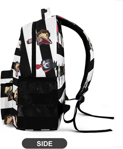 Horror Movie Backpacks For Girls Boys School Bag Laptop Bag Lightweight Adjustable Student Bookbag Travel Daypack, Style-2 in Saudi Arabia