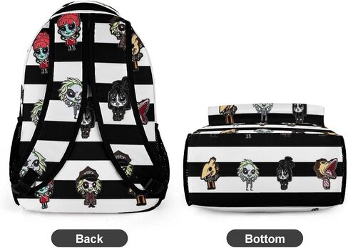 Horror Movie Backpacks For Girls Boys School Bag Laptop Bag Lightweight Adjustable Student Bookbag Travel Daypack, Style-2 in Saudi Arabia