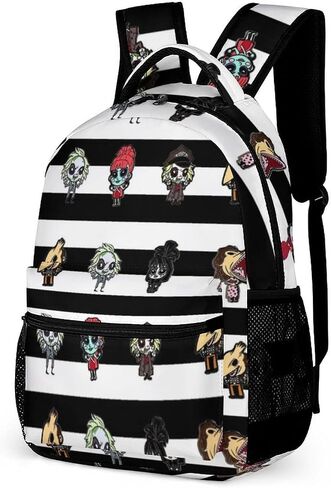 Horror Movie Backpacks For Girls Boys School Bag Laptop Bag Lightweight Adjustable Student Bookbag Travel Daypack, Style-2 in Saudi Arabia