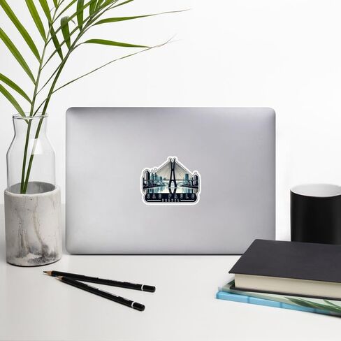 S„o Paulo Brazil Sticker Weatherproof Vintage Decal Vinyl Small Waterproof for Water Bottle Mug Passport Scrapbook Notebook Laptop Tumbler Skateboard Computer Phone 4" ID44990 in Saudi Arabia