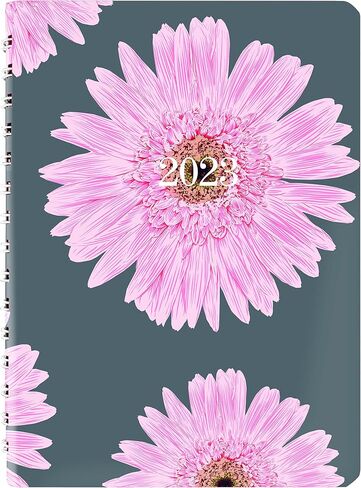 Brownline® 2025 Pink Essential مخطط يومي/شهري، كتاب المواعيد، 12 شهرًا، من يناير إلى ديسمبر، ربط مزدوج السلك، 8 × 5 بوصة، وردي ديزي (CB634G.05-25) in Saudi Arabia