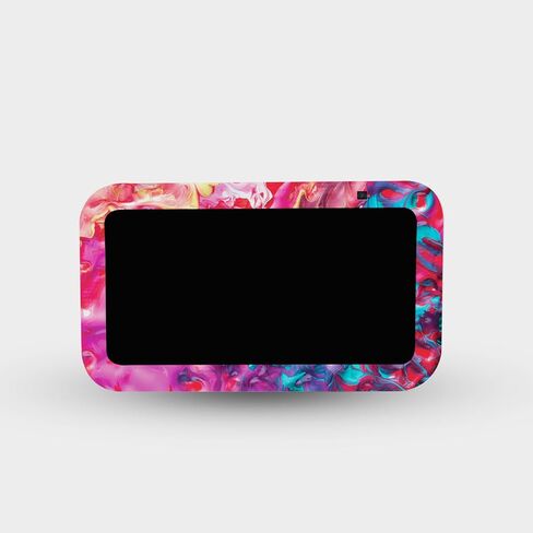 MightySkins Skin Compatible with Amazon Echo Show 5 (Gen 3) - Pastel Wave | Protective, Durable, and Unique Vinyl Decal wrap Cover | Easy to Apply, Remove, and Change Styles in Saudi Arabia