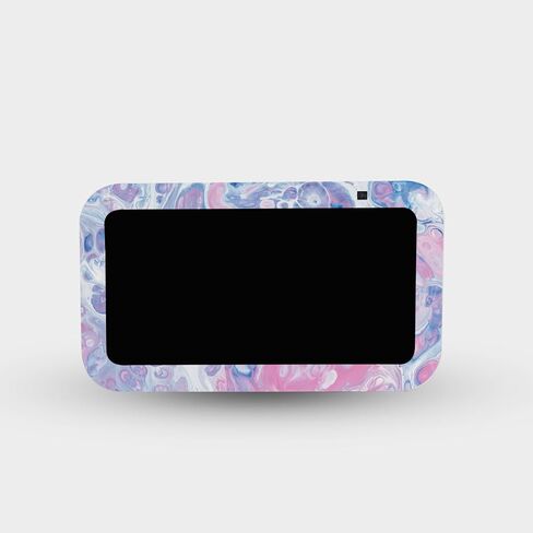 MightySkins Skin Compatible with Amazon Echo Show 5 (Gen 3) - Pastel Wave | Protective, Durable, and Unique Vinyl Decal wrap Cover | Easy to Apply, Remove, and Change Styles in Saudi Arabia