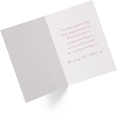 | Happy Birthday Card for Daughter-In-Law | 5"x7.5" | (Single Card + Envelope) in Saudi Arabia