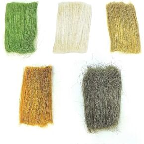 Simulation Long Grass Miniature Static Grass Model Grass Tufts Railway Artificial Grass Tuft Terrain Kit for Train Landscape Railroad Scenery Military Model Miniature Bases Dioramas