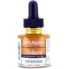 Dr. Ph. Martin's Iridescent Calligraphy Color, 1.0 oz, Bronze