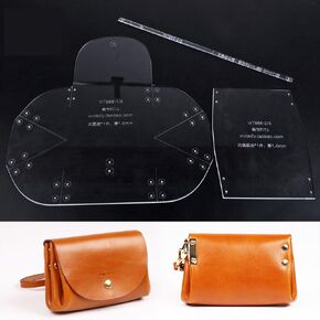 Handbag Acrylic Template Wallet Leather Pattern Acrylic Leather Pattern Leather Templates for Bags
