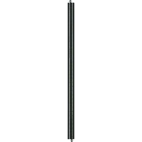 Bachmann Trains - Snap-Fit E-Z TRACK 36" STRAIGHT TRACK - BULK (25 pcs) - STEEL ALLOY Rail With Black Roadbed - HO Scale